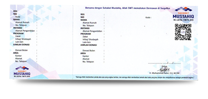 Kuitansi Sahabat Mustahiq
